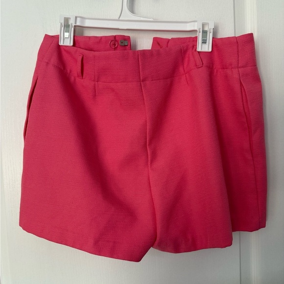 ASOS Pink High Waist Tailored Shorts - Picture 4 of 5